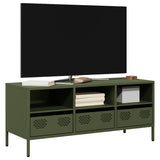 TV Cabinet Olive Green 101.5x39x43.5 cm Cold-rolled Steel 851326
