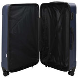 Suitcase with Lock 3 pcs Dark Blue 50 x 31 x 78 cm ABS Plastic 42006245