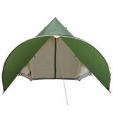 Teepee Tent 5-Person Green and Grey 415 x 415 x 247 cm 42004011