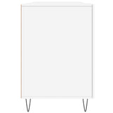 Desk White 140x50x75 cm Engineered Wood 829540