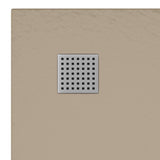 Shower Base Tray SMC Brown 90x90 cm 148929