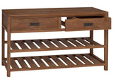Bathroom Cabinet Natural 90 x 45 x 75 cm Solid Teak Wood 42026908