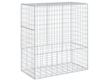 Gabion Basket with Cover 100x50x150 cm Galvanised Iron 3295154