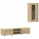 TV Cabinet Set FLORIN 3 pcs Sonoma Oak Engineered Wood 3397926