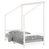 Kids Bed Frame White 80x160 cm Solid Wood Pine 835710