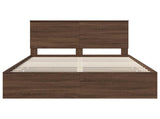 Bed Frame with Drawer Brown Oak 140 x 190 cm Engineer Wood 3409460