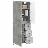 Cabinet Set 2 pcs Concrete Grey Engineered Wood 3416901