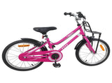 Kids Bike 18 Inches for 5-7 Years Old Pink and Black 42009250