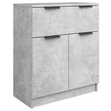 3 Piece Sideboards Concrete Grey Engineered Wood 3115799