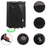 Water Tank with Tap Foldable 1350 L PVC 156007