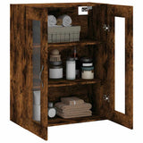 Wall Mounted Cabinet Smoked Oak 69.5x34x90 cm Engineered Wood 834991