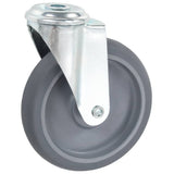 16 pcs Bolt Hole Swivel Casters 125 mm 277898