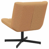 Swivel Chair Beige 63 x 75 x 76 cm Sheepskin 42015916