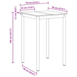 Standing Bar Table Engineered Wood 892677