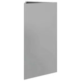 Garden Planters 2 pcs Triangular 40x34.5x75 cm Galvanized Steel 851168