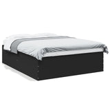 Bed Frame without Mattress Black 150x200 cm 3280917
