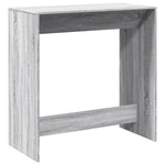 ZNTS Bar Table Grey Sonoma 102x50x103.5 cm Engineered Wood 854432