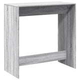 ZNTS Bar Table Grey Sonoma 102x50x103.5 cm Engineered Wood 854432