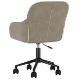 Office Chair with Wheel Light Grey 56 x 61.5 x 72 cm Velvet 42025222