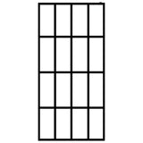 ZNTS Walk-in Shower Screen Clear Tempered Glass 100x195 cm 145676
