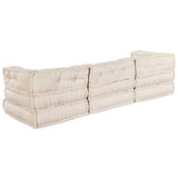 Modular Sofa 3 pcs Cream Fabric 3315062