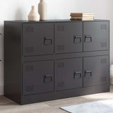 Sideboard Black 99x39x73 cm Steel 841793