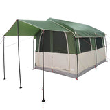 Family Tent 4-Person Green and White 324 x 255 x 230 cm 42004083