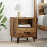Bedside Cabinet with Drawer 2 pcs Old wood 40 x 35 x 47.5 cm 880598