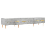 TV Cabinet Concrete Grey 150x36x30 cm Engineered Wood 829144