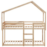 Bunk Bed without Mattress 90x190 cm Solid Wood Pine 3282044