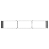 Raised Garden Bed Silver 240 x 40 x 55 cm galvanized 8006258