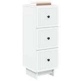 Drawer Cabinet White 33 x 34.5 x 90 cm Engineered Wood 893925