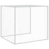 Chicken Cage with Roof Light Grey 1003x98x90 cm Galvanised Steel 3189048