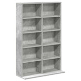 CD Cabinet Concrete Grey 65 x 23.5 x 97.5 cm Engineered Wood 8012680