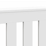 Radiator Cover White 78x20x82 cm Engineered Wood 852726