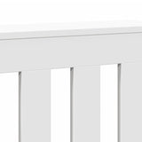 ZNTS Radiator Cover White 78x20x82 cm Engineered Wood 852726