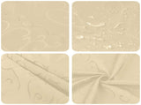 Table Cloth 5 pcs Rectangular Cream White 110 x 160 cm 42040433
