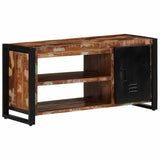 Shoe Bench Multicolour 100 x 40 x 50 cm Solid Reclaim wood 4013602