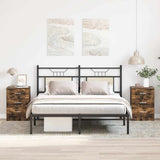 Bedside Cabinets 2 pcs Smoked Oak 38x35x56 cm Engineered Wood 815322