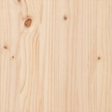 Bed Frame without Mattress 135x190 cm Double Solid Wood Pine 855370