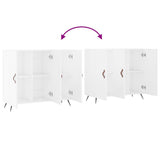 Sideboard White 90x34x80 cm Engineered Wood 828076