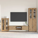 TV Cabinet Set FLORIN 3 pcs Artisan Oak Engineered Wood 3397983