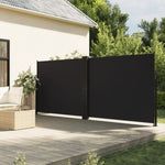 Retractable Side Awning Black 180x1200 cm 4004834