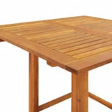 Bistro Table 75x75x110 cm Solid Wood Acacia 319187