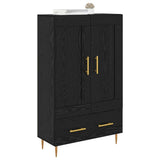 Highboard Black Oak 69.5 x 31 x 115 cm Engineered Wood 882561