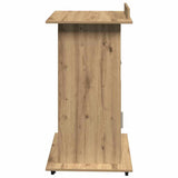 Podium with Drawer Artisan Oak 55 x 55 x 107 cm Engineered Wood 862298