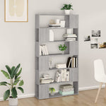 Book Cabinet/Room Divider Grey Sonoma 100x24x188 cm 3187604