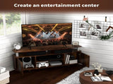 TV Unit Cabinet for TVs up to 55 Inches with Storage Shelves and Cupboard, Entertainment Centre for T3398P344377