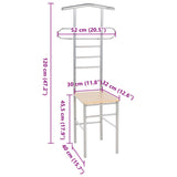 Gentleman's Valet Chairs 2 pcs Metal 60651
