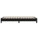 ZNTS Bed Frame without Mattress Black 90x190 cm Single Single Fabric 349823